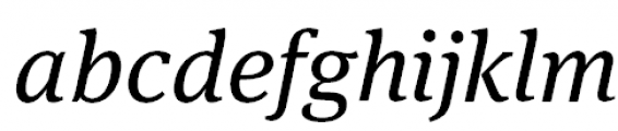 FF Meta Serif Pro Book Italic FONT