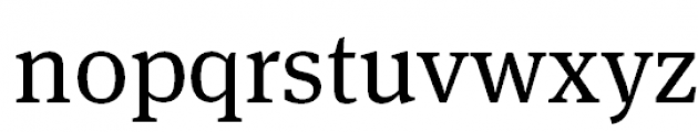 FF Meta Serif Pro Book Font LOWERCASE