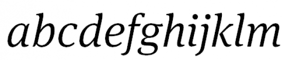 FF Meta Serif Pro Light Italic FONT