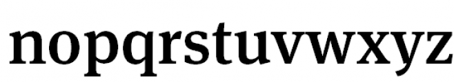 FF Meta Serif Pro Medium Font LOWERCASE