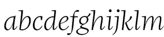 FF More Offc Pro Light Italic FONT
