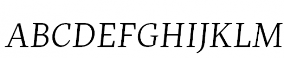 FF More Offc Pro SC Light Italic FONT