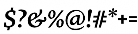 FF More Pro Medium Italic Font OTHER CHARS