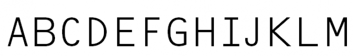 FF OCR-F Pro Light Font UPPERCASE