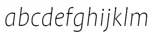 FF Profile Offc Pro Extra Light Italic FONT