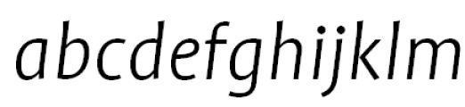 FF Profile Offc Pro Light Italic FONT