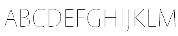 FF Profile Offc Pro Thin Font UPPERCASE