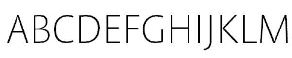 FF Profile Pro Extra Light Font UPPERCASE