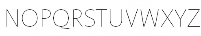 FF Profile Pro Thin Font UPPERCASE