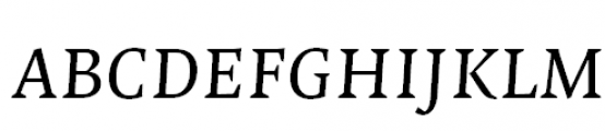FF Quadraat Offc Pro SC Italic FONT
