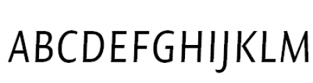 FF Quadraat Sans Offc Pro SC Cond Light Italic FONT