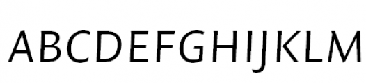 FF Quadraat Sans Offc Pro SC Light Italic FONT