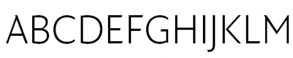 FF Quadraat Sans Offc Pro Xlight Font UPPERCASE