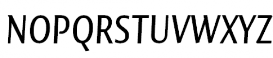 FF Quadraat Sans Pro Condensed Italic Font UPPERCASE