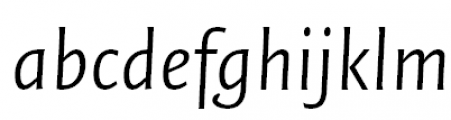 FF Quadraat Sans Pro Light Italic FONT