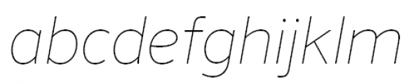 FF Sero Offc Pro Extrathin Italic FONT