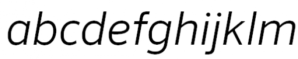 FF Sero Offc Pro Light Italic FONT