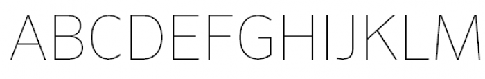 FF Sero Pro Extrathin Font UPPERCASE