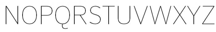 FF Sero Pro Extrathin Font UPPERCASE
