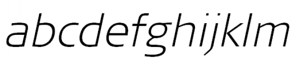 FF Signa Offc Pro Extra Light Italic FONT