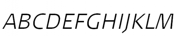 FF Signa Offc Pro SC Extra Light Italic FONT