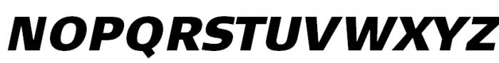 FF Signa Pro Extra Black Italic Font UPPERCASE
