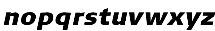 FF Signa Pro Extra Black Italic Font LOWERCASE