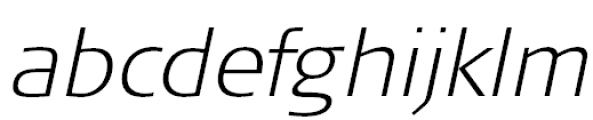 FF Signa Pro Extra Light Italic FONT