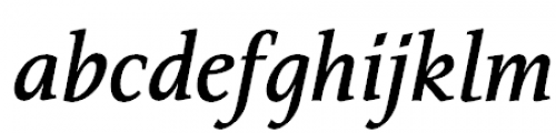 FF Tarquinius Pro Demibold Italic FONT
