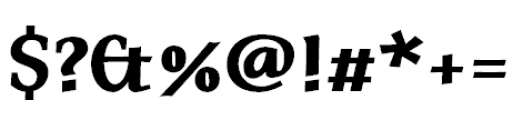 FF Tarquinius Pro Extrabold Font OTHER CHARS