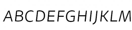 FF Tisa Sans Offc Pro SC Light Italic FONT