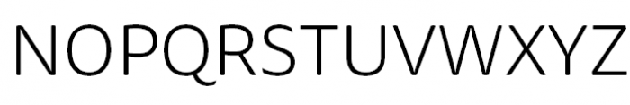 FF Tisa Sans Pro Light Font UPPERCASE