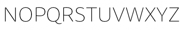 FF Tisa Sans Pro Thin Font UPPERCASE