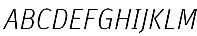 FF Unit Offc Pro Light Italic Font UPPERCASE