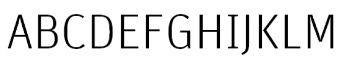FF Unit Offc Pro Light Font UPPERCASE