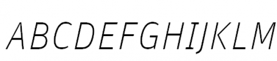 FF Unit Offc Pro SC Thin Italic FONT