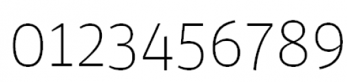 FF Unit Offc Pro SC Thin Font OTHER CHARS