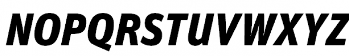 FF Unit Pro Black Italic Font UPPERCASE