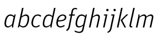 FF Unit Pro Light Italic FONT
