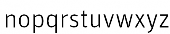 FF Unit Pro Light Font LOWERCASE