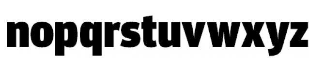 FF Unit Pro Ultra Font LOWERCASE