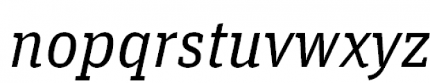 FF Unit Slab Offc Pro Italic Font LOWERCASE