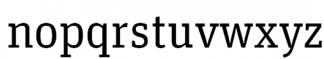 FF Unit Slab Offc Pro Regular Font LOWERCASE