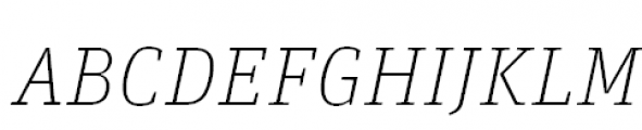 FF Unit Slab Offc Pro SC Thin Italic FONT