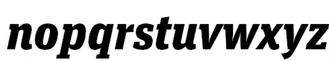 FF Unit Slab Pro Black Italic Font LOWERCASE