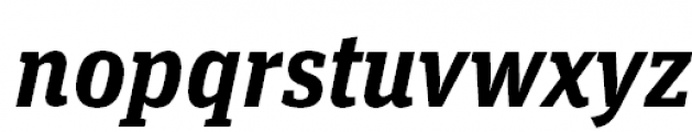 FF Unit Slab Pro Bold Italic Font LOWERCASE