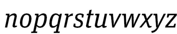 FF Unit Slab Pro Italic Font LOWERCASE
