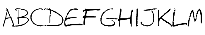 FG-pencil Font UPPERCASE