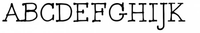 FG Typical Font UPPERCASE