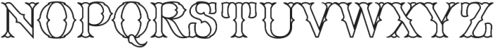 FHA Spurred Tuscan Roman Open otf (400) Font UPPERCASE